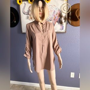 SACE BROWN BLOUSE SIZE-M